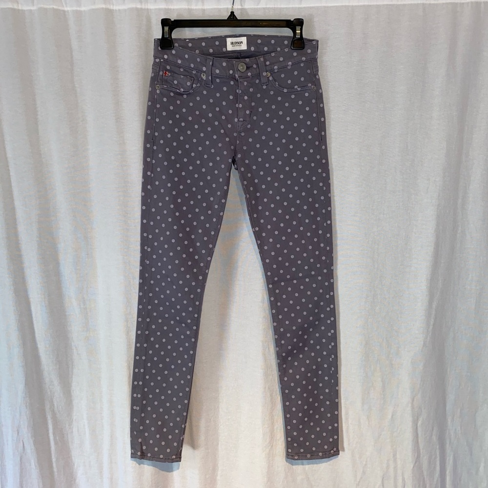 Hudson Polka Dot Gray Jeans